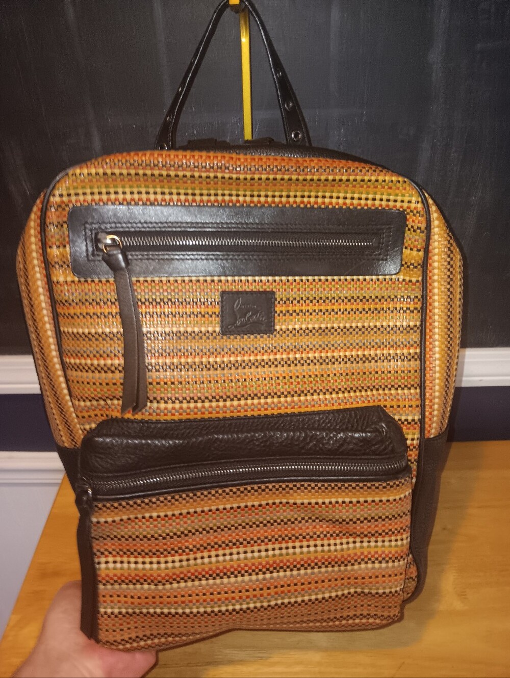 Christian Louboutin Rare Color Leather Aliosha Backpack